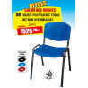 30 CHAISES POLYVALENTES COQUE M2 NON ASSEMBLABLES