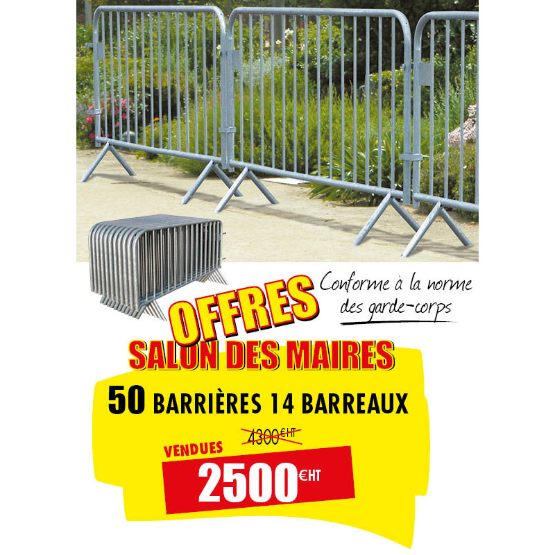 50 BARRIÈRES DE POLICE 14 BARREAUX