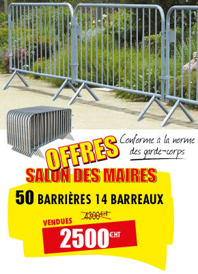 50 BARRIÈRES DE POLICE 14 BARREAUX