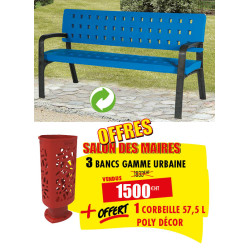 3 BANCS DE VILLE GAMME...