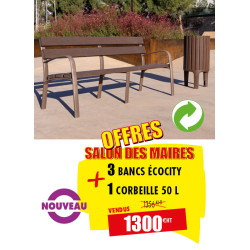 3 BANCS URBAINS ÉCOCITY + 1...