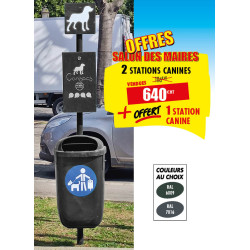 2 STATIONS CANINES + OFFERT...