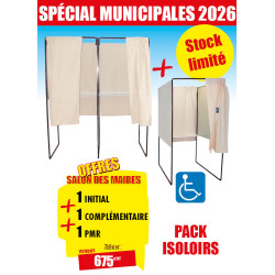 PACK 3 ISOLOIRS DE VOTE