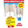 PACK 3 ISOLOIRS DE VOTE