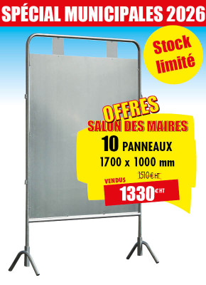 PANNEAUX ÉLECTORAUX LOT DE 10