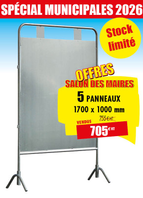 PANNEAUX ÉLECTORAUX LOT DE 5