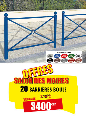 20 BARRIERES DE VILLE PARIS BOULE