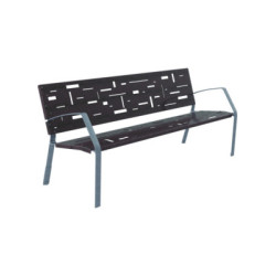 BANC PUBLIC MÉTALLIQUE...