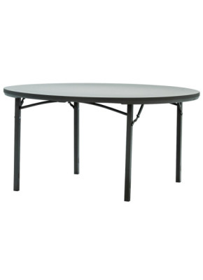TABLE POLYÉTHYLÈNE RONDE GAMME GRIS TAUPE