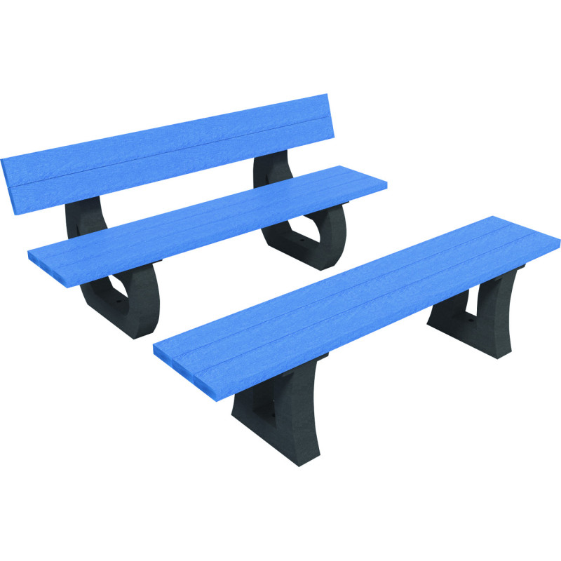 BANC ET BANQUETTE PARC PLASTIQUE RECYCLÉ
