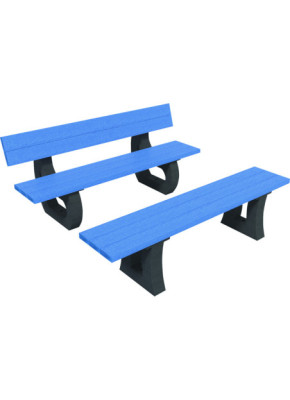 BANC ET BANQUETTE PARC PLASTIQUE RECYCLÉ