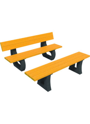 BANC ET BANQUETTE PARC PLASTIQUE RECYCLÉ