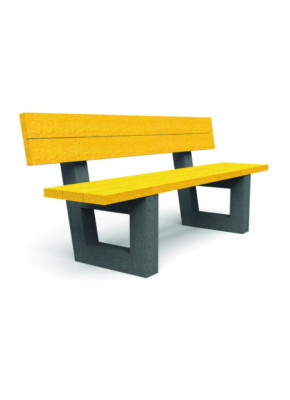 BANC ET BANQUETTE PLASTIQUE RECYCLÉ ESCAPADE