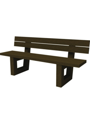 BANC ET BANQUETTE PLASTIQUE RECYCLÉ ESCAPADE