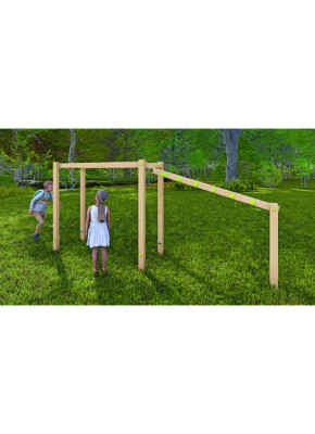 MINI PARCOURS LUDIQUE - ÉCHELLE À SE SUSPENDRE