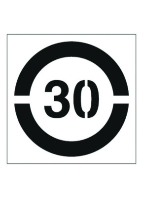 POCHOIR DE MARQUAGE AU SOL EN PVC