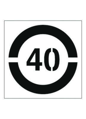 POCHOIR DE MARQUAGE AU SOL EN PVC