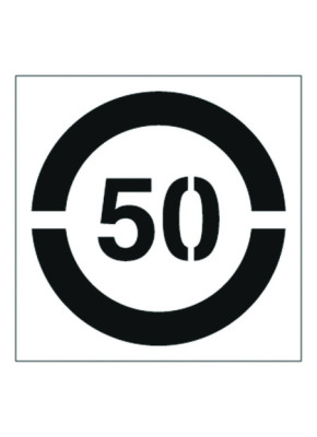 POCHOIR DE MARQUAGE AU SOL EN PVC