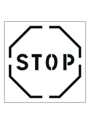 POCHOIR DE MARQUAGE AU SOL EN PVC