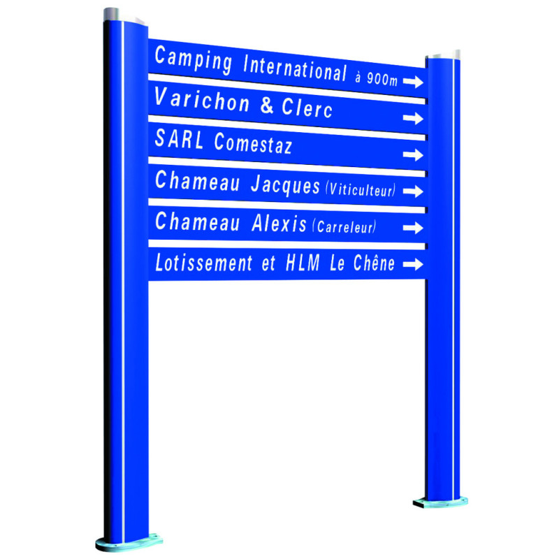 LAMES SIGNALÉTIQUE ALU : GAMME ISOCITY