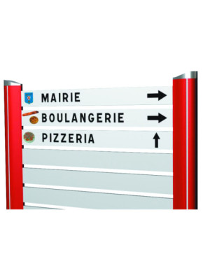 LAMES SIGNALÉTIQUE ALU : GAMME ISOCITY