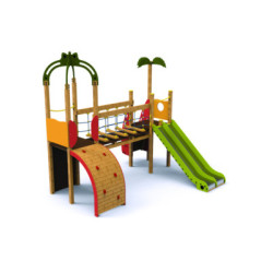 STRUCTURE AVEC TOBOGGAN LES...