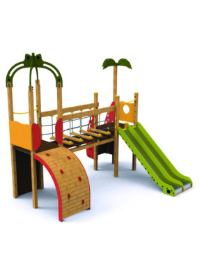 STRUCTURE AVEC TOBOGGAN LES CARAÏBES