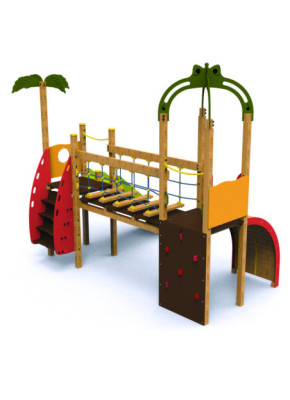 STRUCTURE AVEC TOBOGGAN LES CARAÏBES