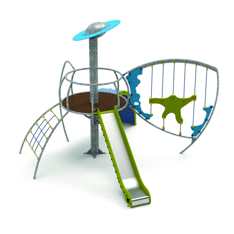 MULTIJEUX DE GRIMPE ET TOBOGGAN PLANÈTE