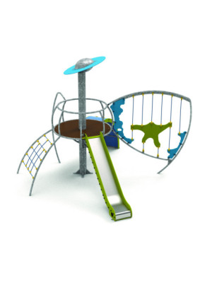 MULTIJEUX DE GRIMPE ET TOBOGGAN PLANÈTE