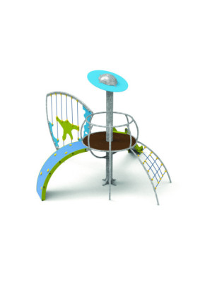 MULTIJEUX DE GRIMPE ET TOBOGGAN PLANÈTE