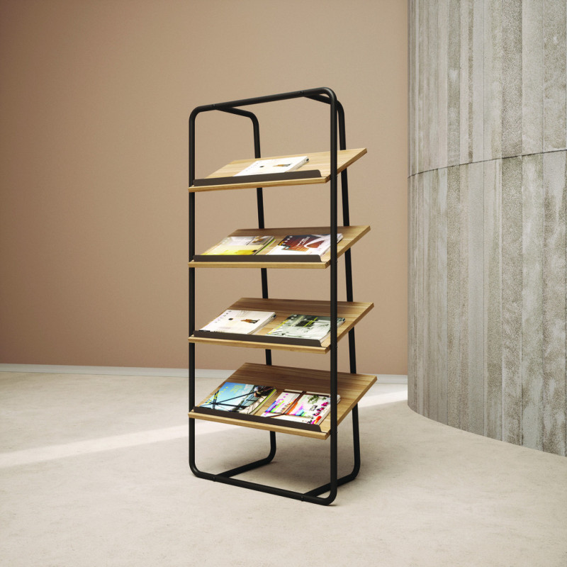 PRÉSENTOIR INTÉRIEUR BOIS