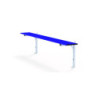Banc simple fixation sol et mur