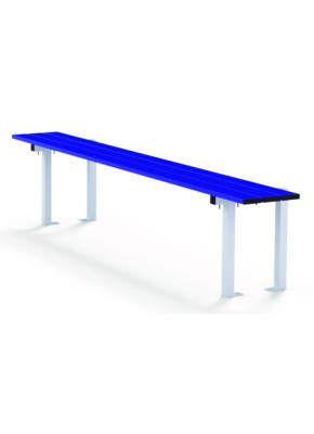 Banc simple double au sol