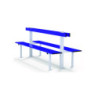 Banc central avec dossier fixation sol