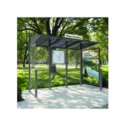 Modèle avec 1 bardage et 1 vitrine