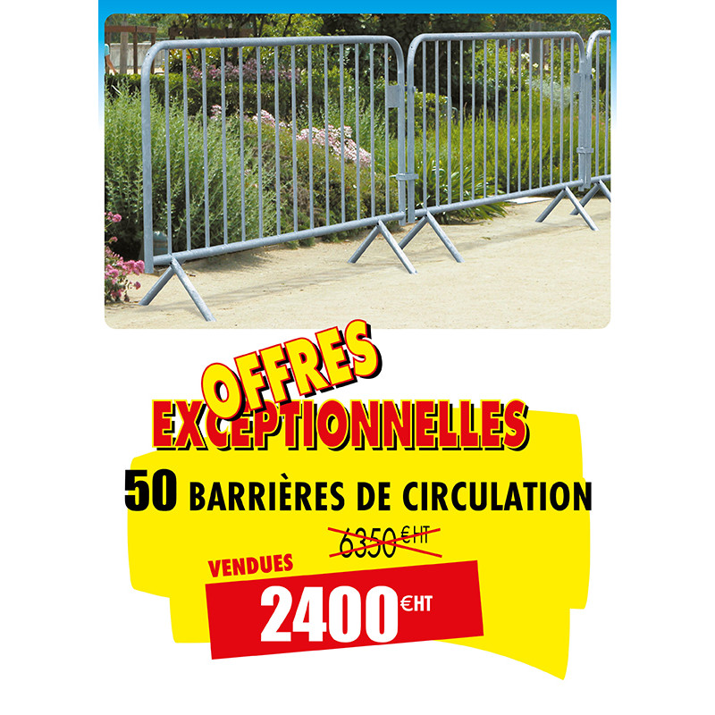 50 BARRIÈRES DE POLICE 14 BARREAUX