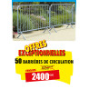 50 BARRIÈRES DE POLICE 14 BARREAUX
