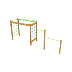 JEU PARC LE COMMANDO RUSTIQUE