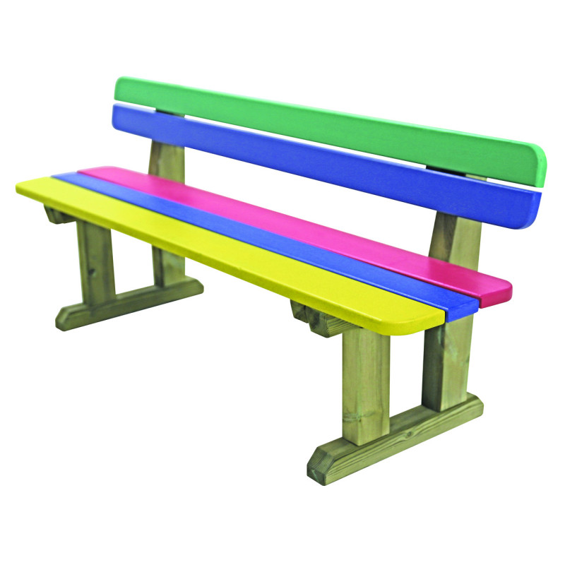BANC ENFANTS MULTICOLORE LITIRY