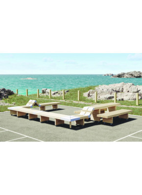 BANQUETTE EXTÉRIEURE MODULAM