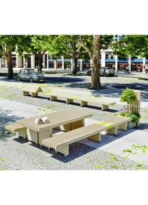 BANQUETTE EXTÉRIEURE MODULAM