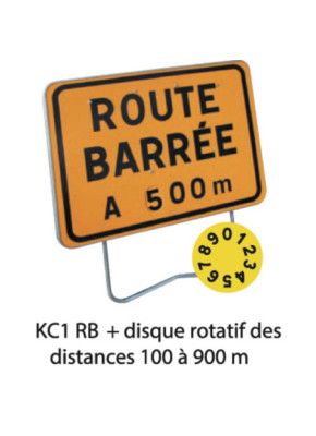 PANNEAUX INDICATION DE CHANTIER : TYPE KC