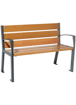 Banc 1200 mm avec accoudoirs