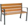 Banc 1200 mm avec accoudoirs