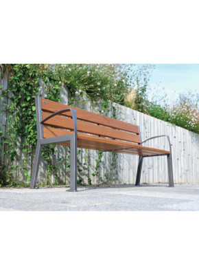 BANC ET BANQUETTE MODERNES BOIS ACIER