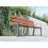 BANC ET BANQUETTE MODERNES BOIS ACIER