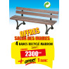 4 BANCS DE VILLE RECYCLÉ MALOU + 1 OFFERT