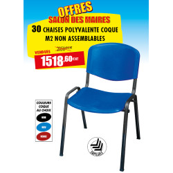 30 CHAISES POLYVALENTES...