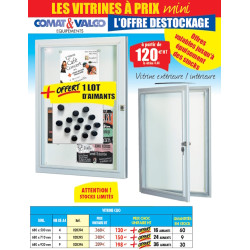 DESTOCKAGE VITRINE CLIO